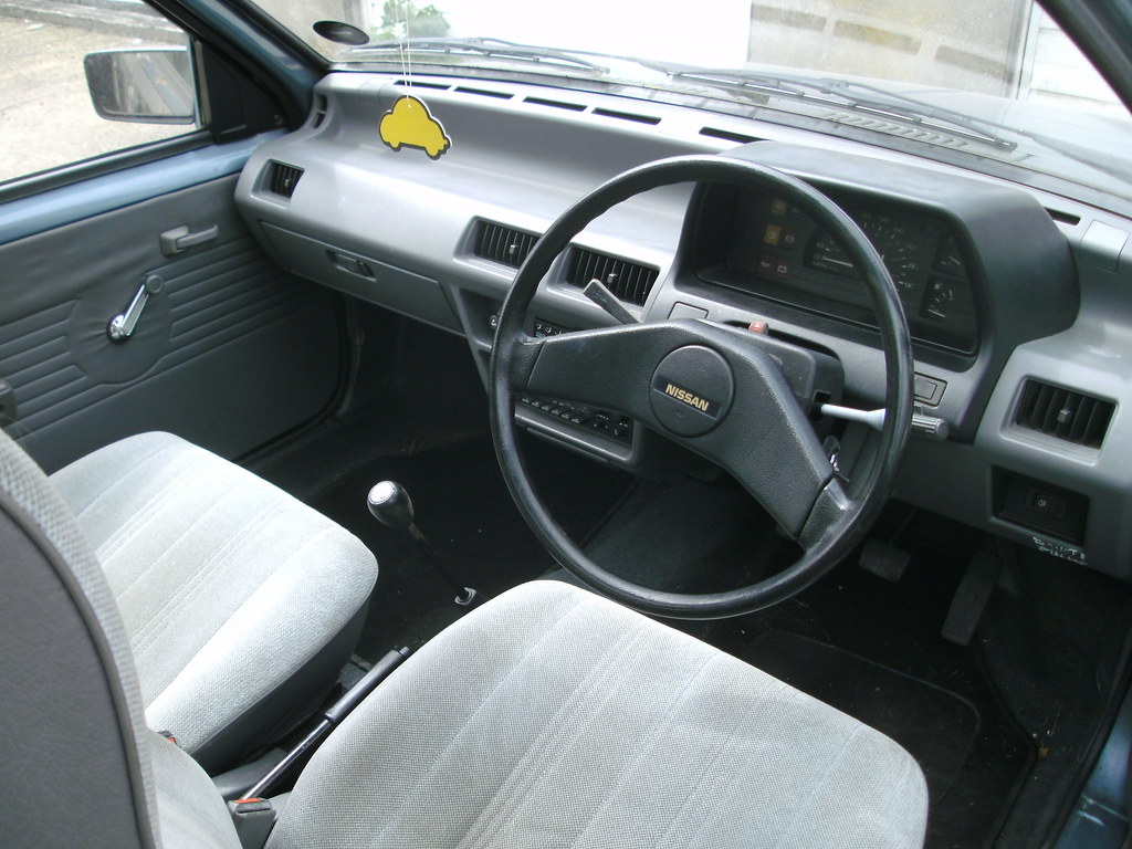 1989 Nissan Micra 1.0 LS K10 Interior Fairly tidy in here,… Flickr