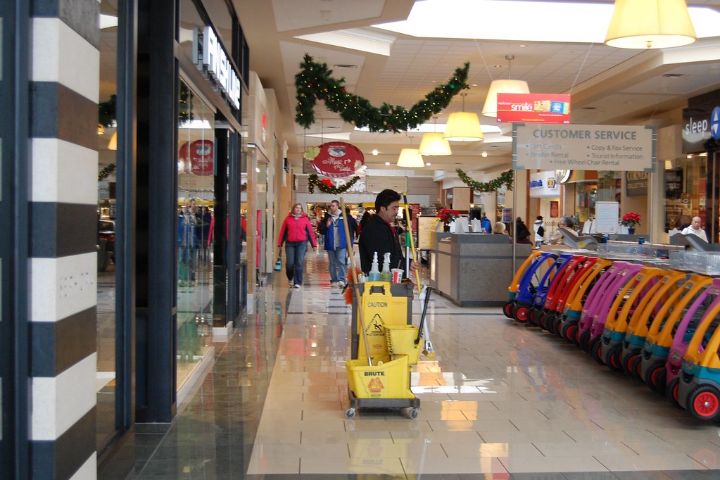 Janitor at the mall the behindthescenes (most of the tim… Flickr