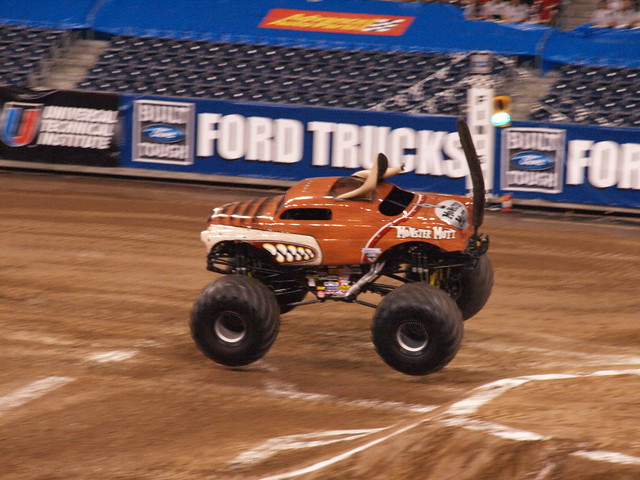 Houston Texas Reliant Stadium Monster Jam Monster Trucks Show January 3