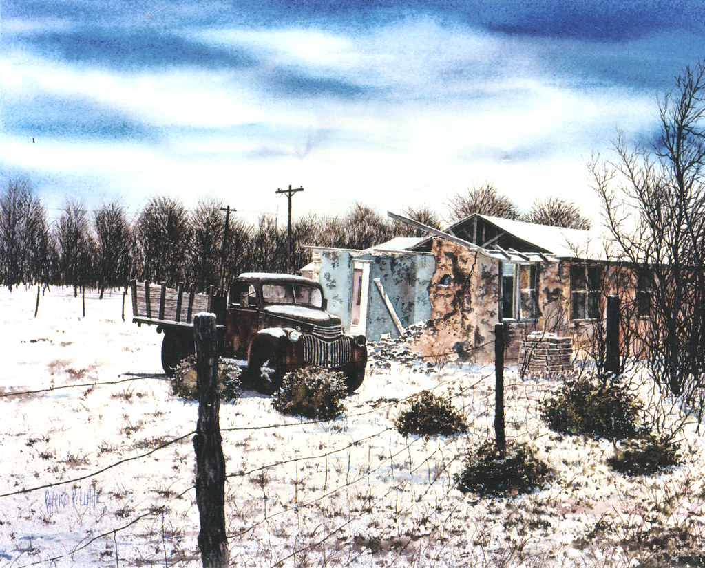 Lake Arthur snow Lake Arthur New Mexico. A small town in s… Flickr