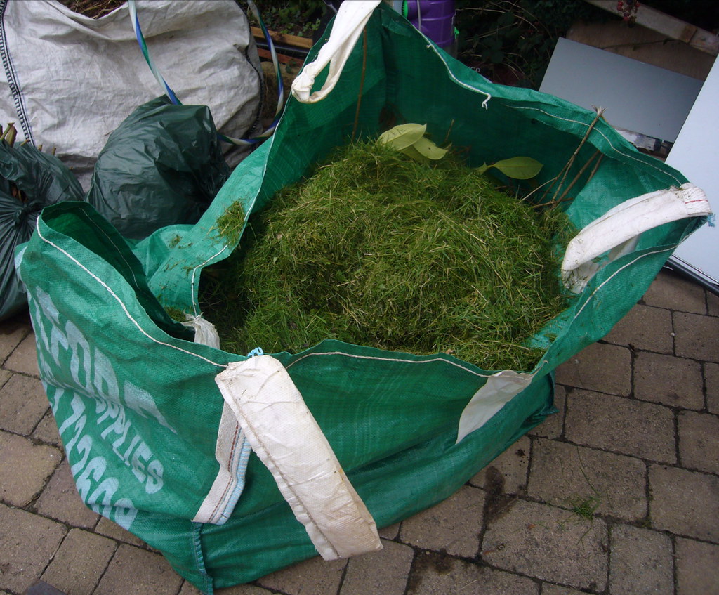 Big bag of grass clippings! Caroline Flickr