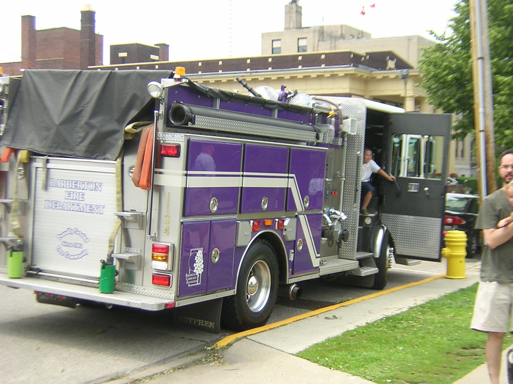 The Purple Pumper | Barberton's lovely purple fire engine | Jim