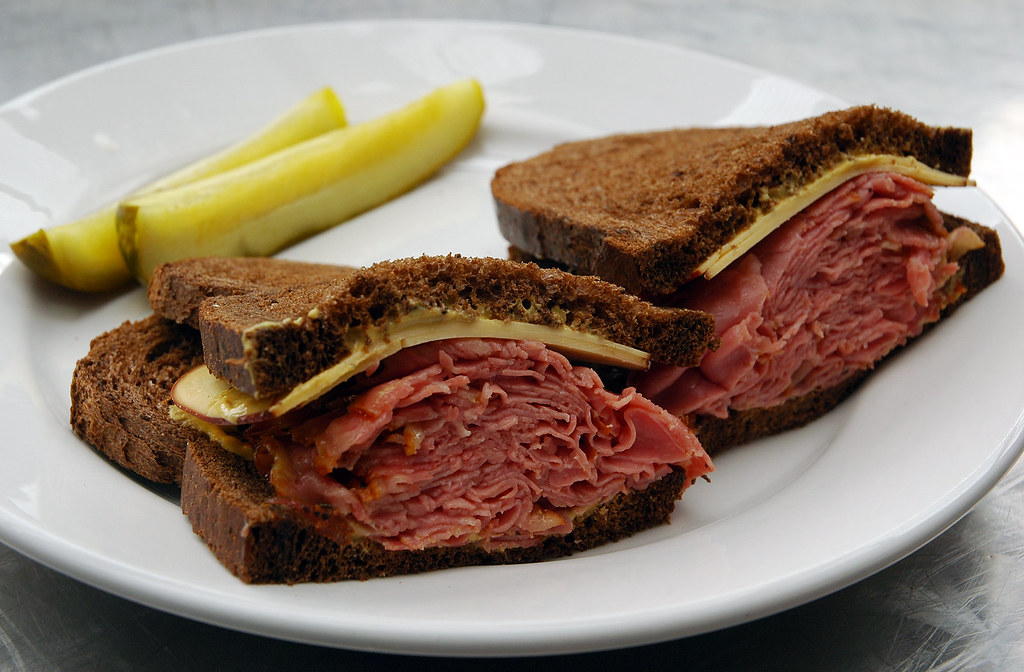 Dark Rye Karen's smoked meat sandwich on dark rye bread fr… Flickr