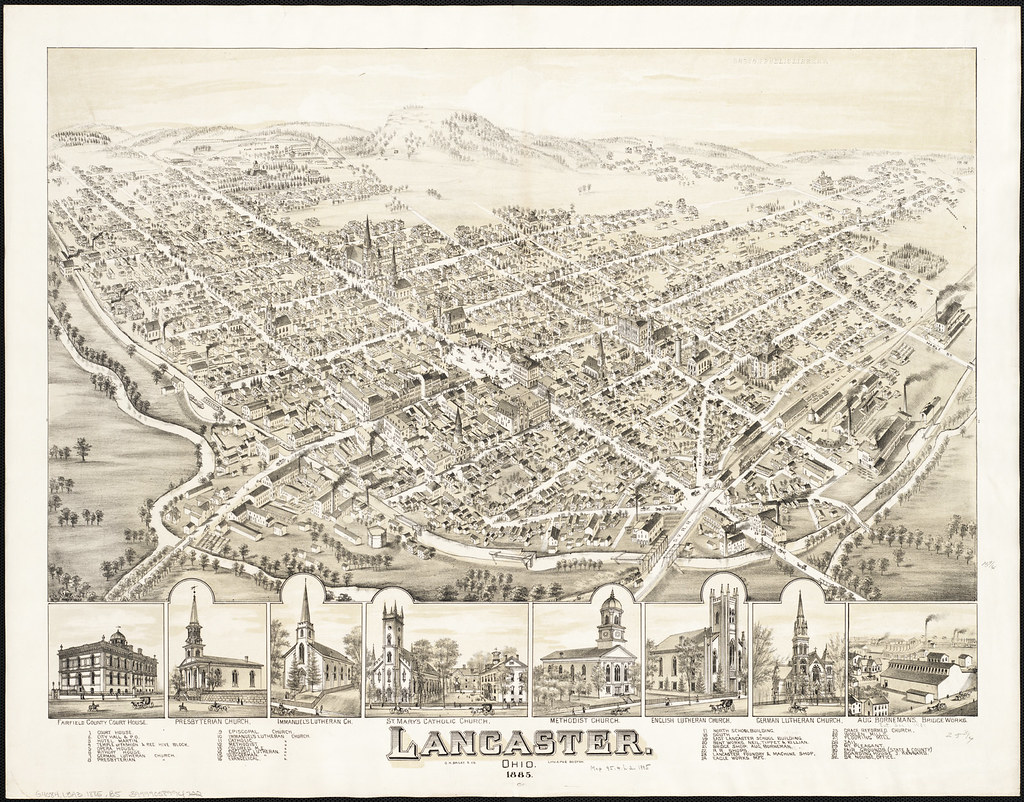 Lancaster, Ohio Zoom into this map at Author… Flickr