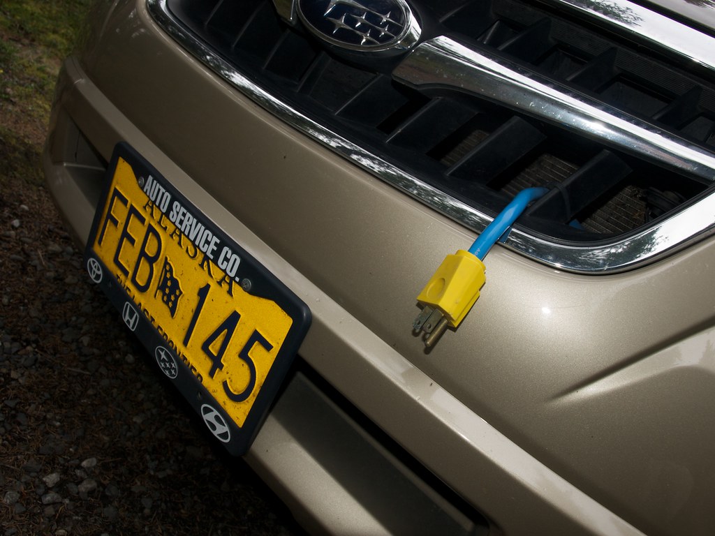 Engine heater plug Every car in Alaska had a plug dangling… Flickr