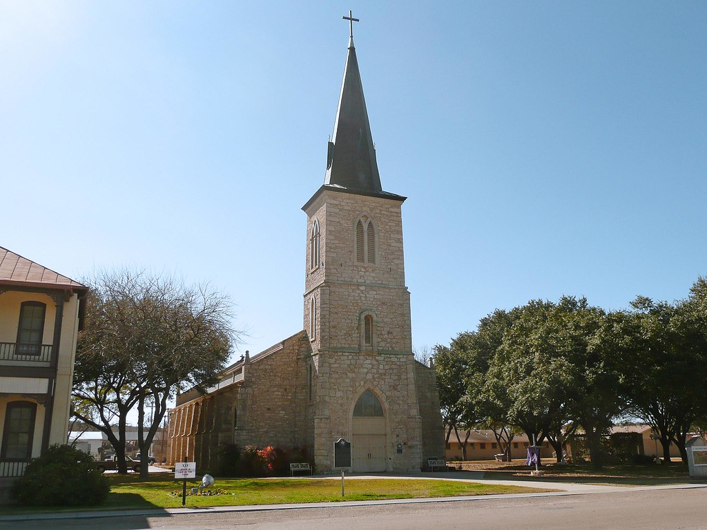 Historic Catholic Church in Castroville, Texas The staff w… Flickr