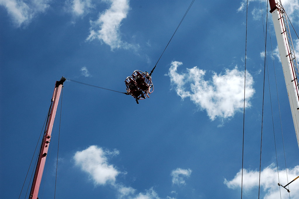Slingshot ride at Ocean City Md Michael Jones Flickr