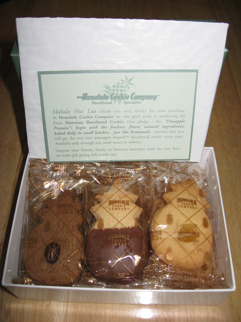 Honolulu Cookie Company Hawaii shortbread cookies (uncove… Flickr