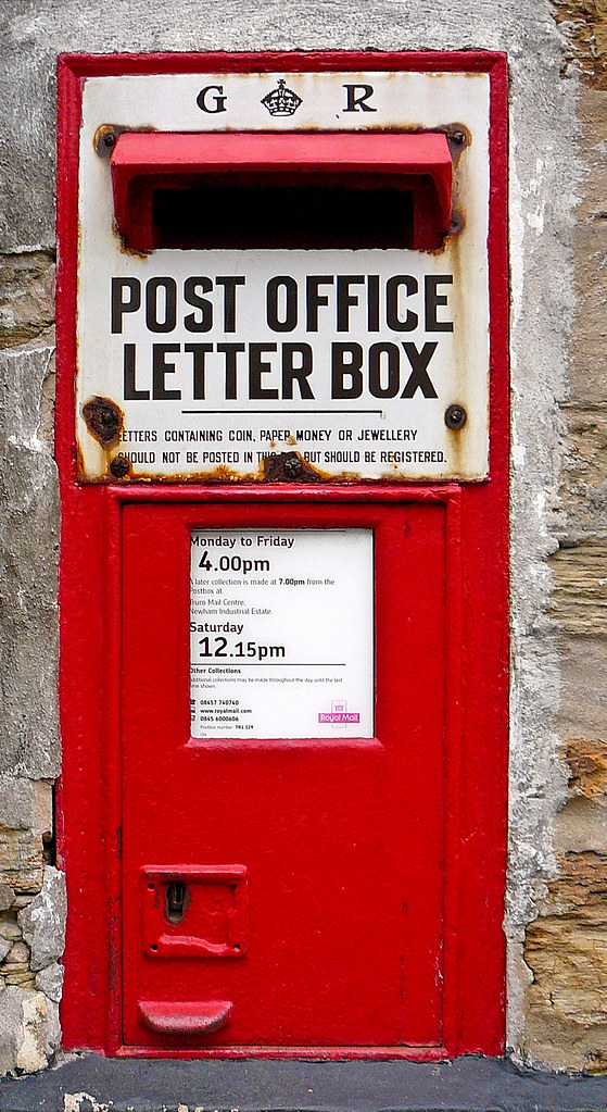 Post Office Letter Box By the former sub post office in Da… Flickr