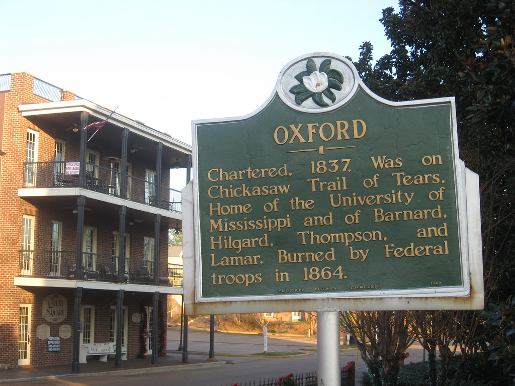 Oxford Historic Marker Oxford, Mississippi Barnard is the … Flickr