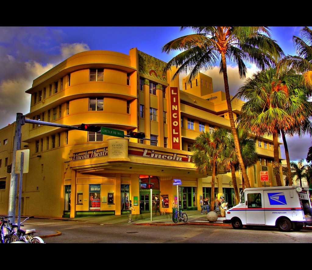 Art Deco in Miami ( the old Lincolin Theater ) { Explored … Flickr