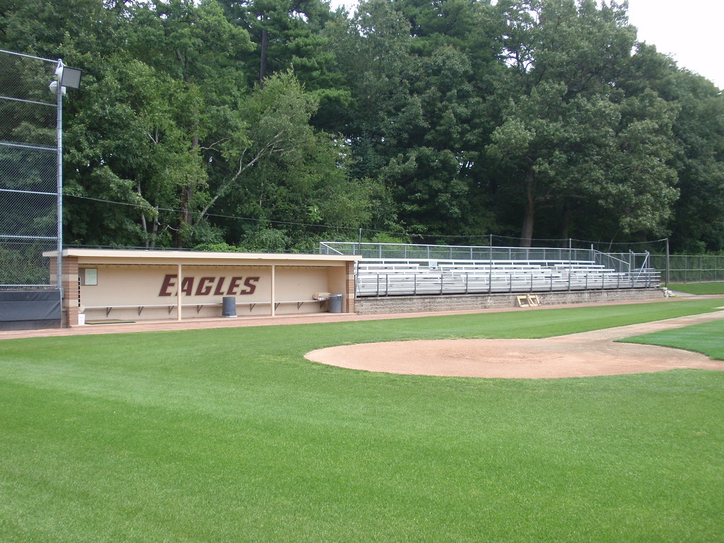 Boston College baseball field Dugout and grandstands? Flickr
