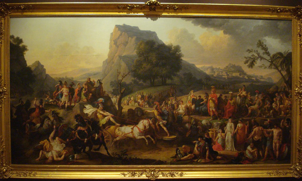 Games in honor of Patroclus during his funeral Antoine Cha… Flickr