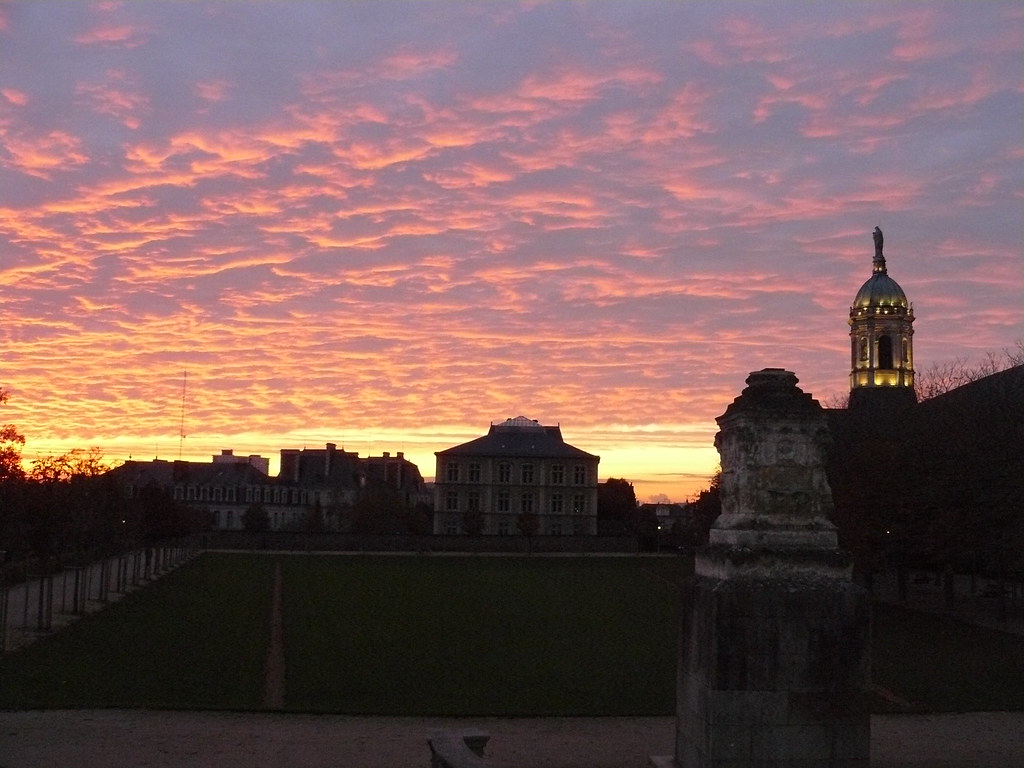 Coucher de soleil Parc du Thabor à Rennes Titem Flickr
