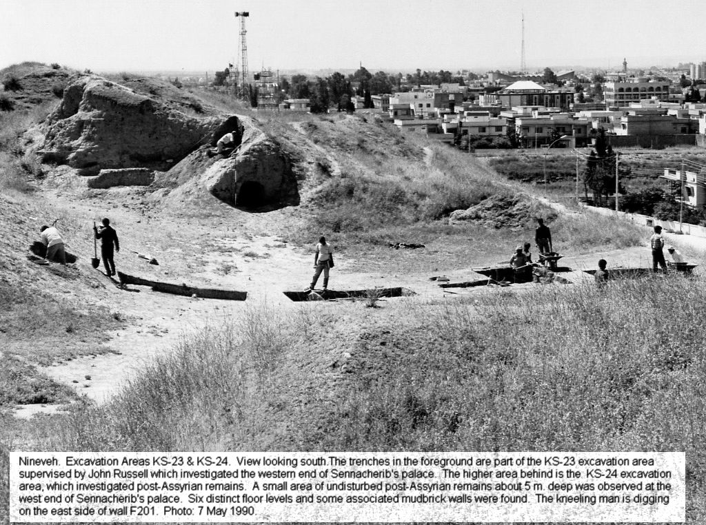 Nineveh. Kuyunjik. KS24 PostAssyrian excavation area. Flickr