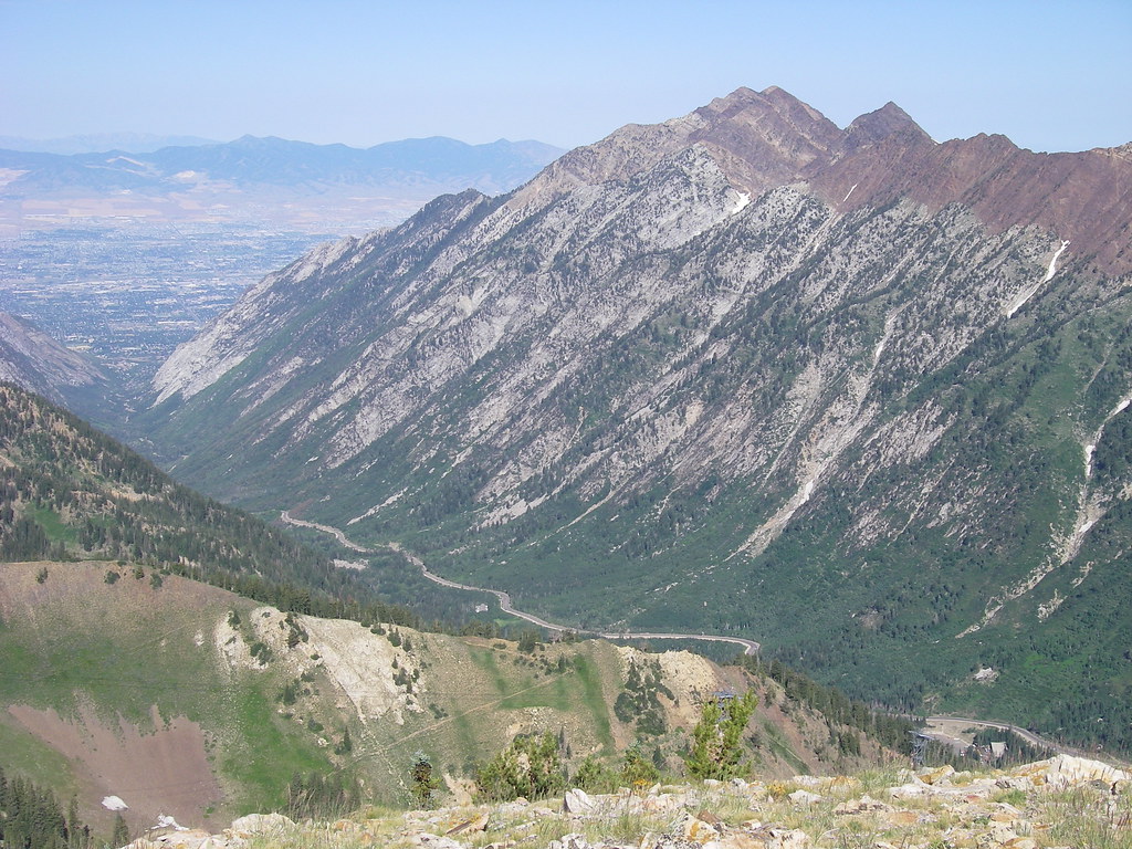Little Cottonwood Canyon from Mount Baldy Snowbird Utah Flickr