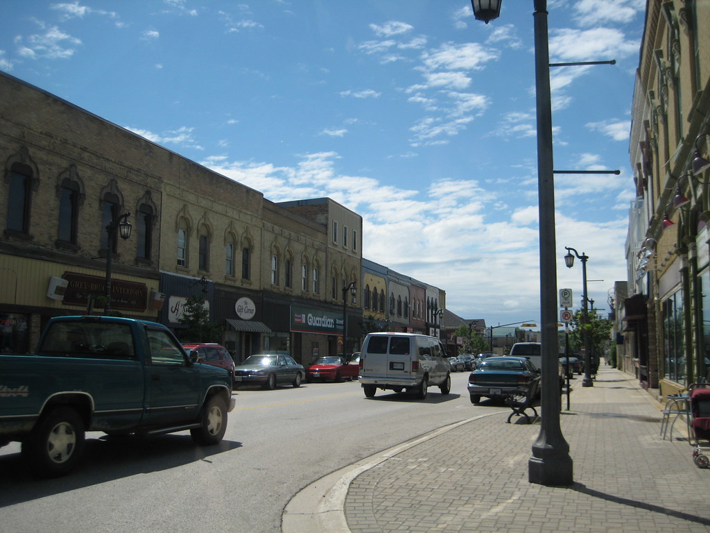 Walkerton Downtown A shot of the main street heading into … Flickr