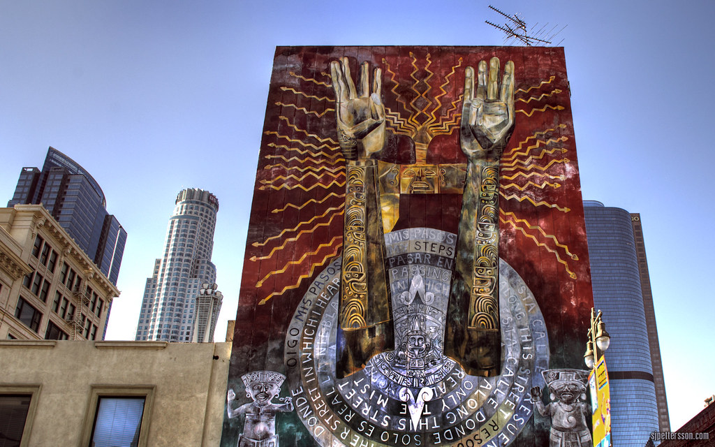 Downtown Los Angeles Mural S.J. Pettersson Flickr