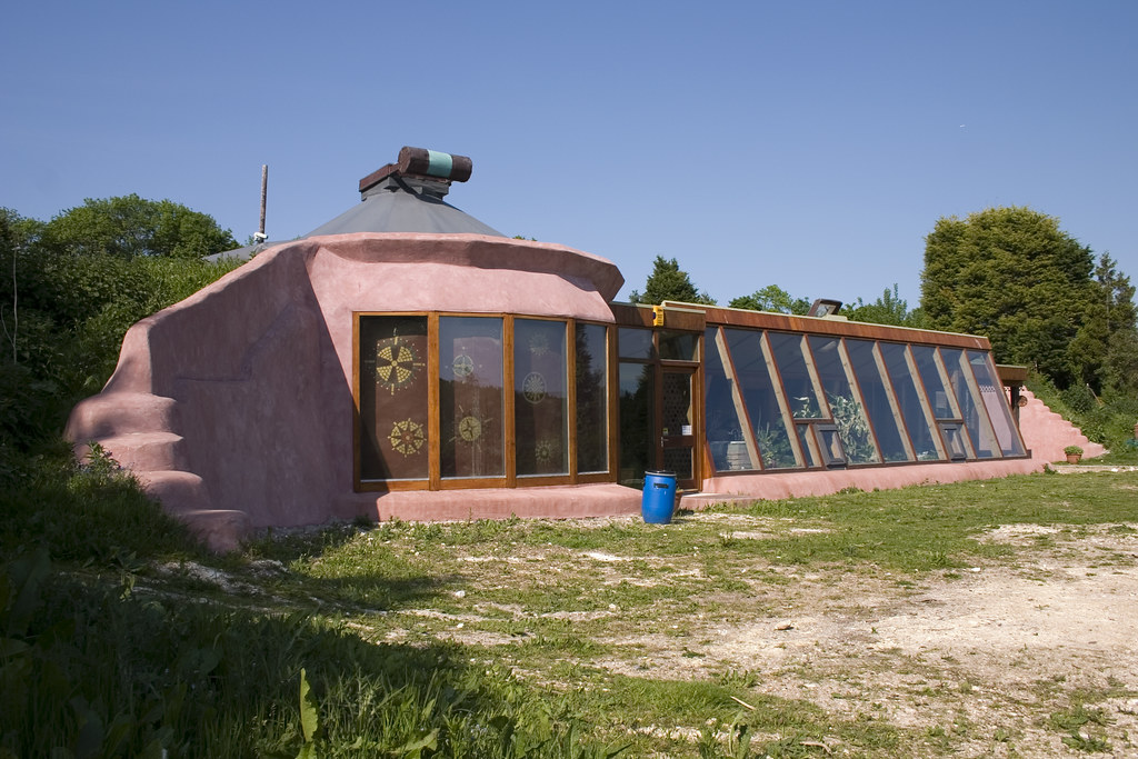 Brighton Earthship Front / Left Elevation The south facing… Flickr