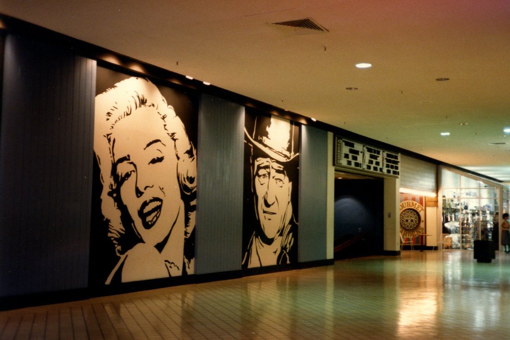 Eastland Mall Cinemas' Mural 1985 Eastland Mall, Charlott… Flickr