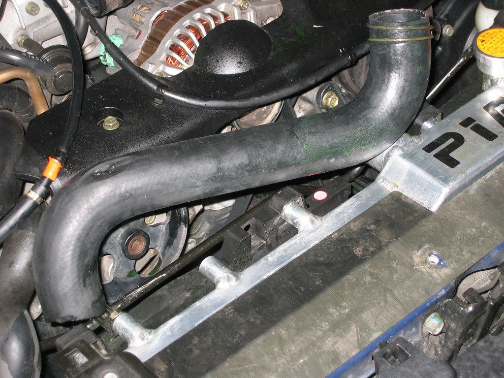 Subaru WRX Radiator hose damage The damaged hose from a WR… Flickr