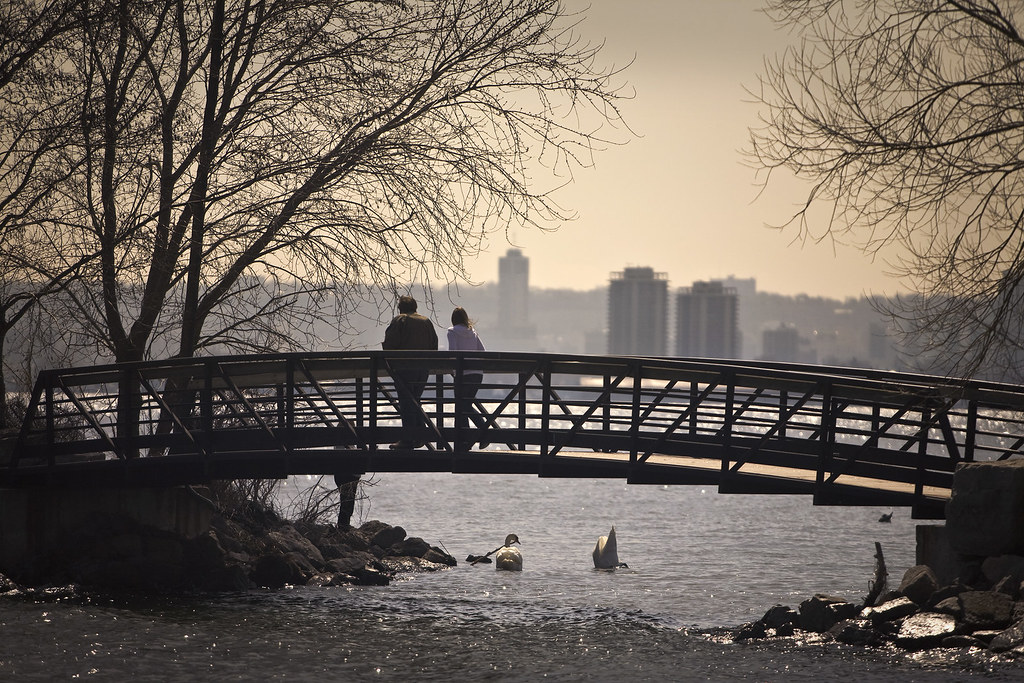 La Salle Park Bridge, Burlington, Ontario Spring has final… Flickr