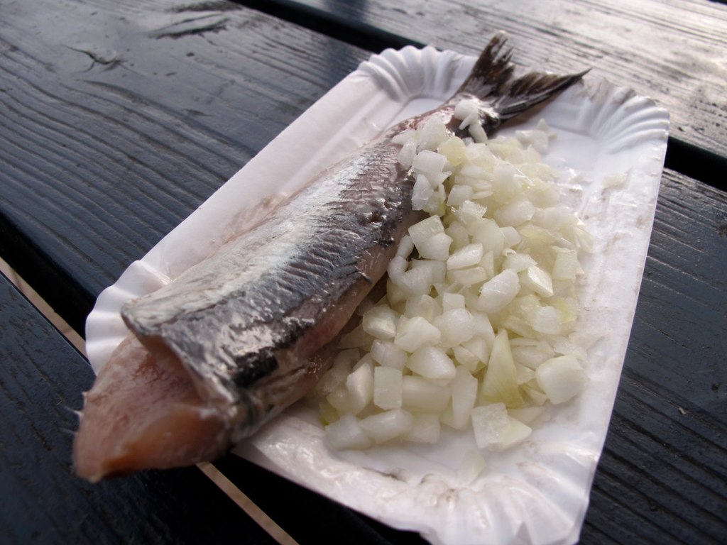 Raw herring, Dutch style Flickr
