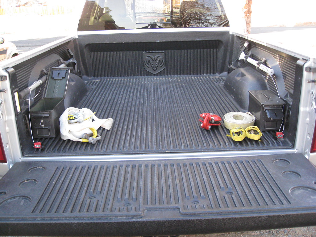 ammo can truck bed storage, open Inbed storage made from … Flickr