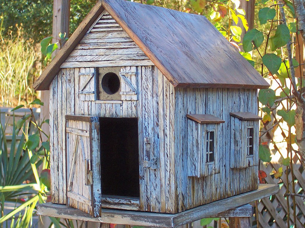 Old Barn Birdhouse Country Birdhouse handbuilt by me. Than… Flickr