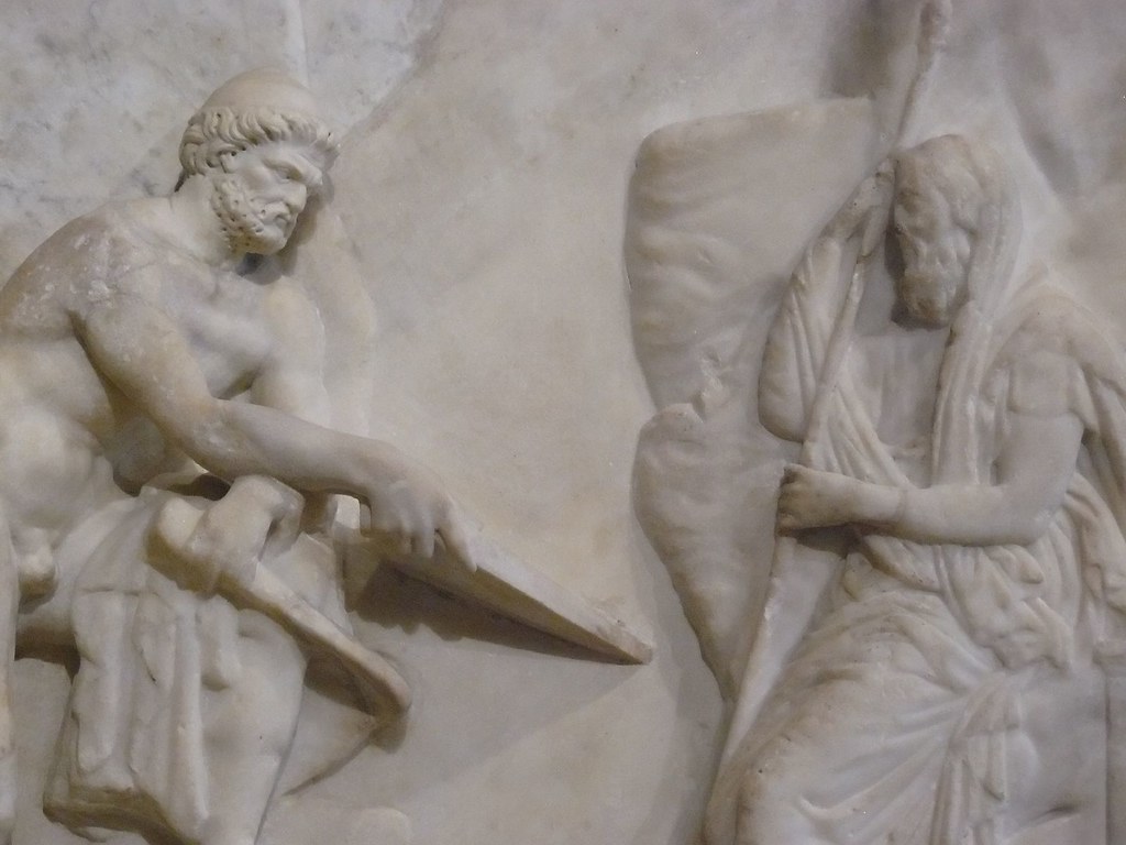 Ulysses consults Tiresias 1st century CE from the villa Al… Flickr