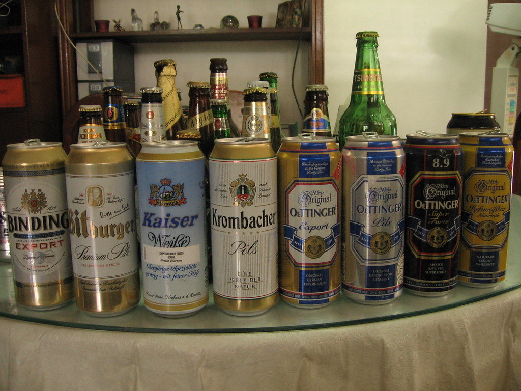 German Beer Cans Eric Baquiran Flickr