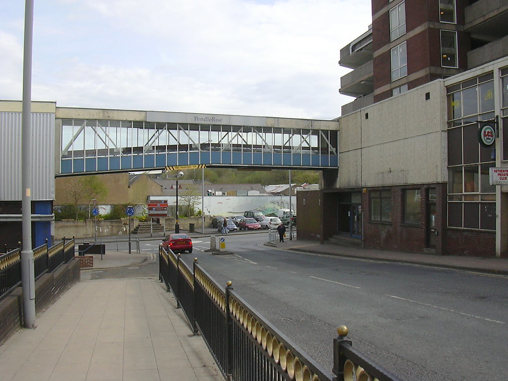 Broadway, Nelson, Lancashire Old bus station and multi sto… Flickr