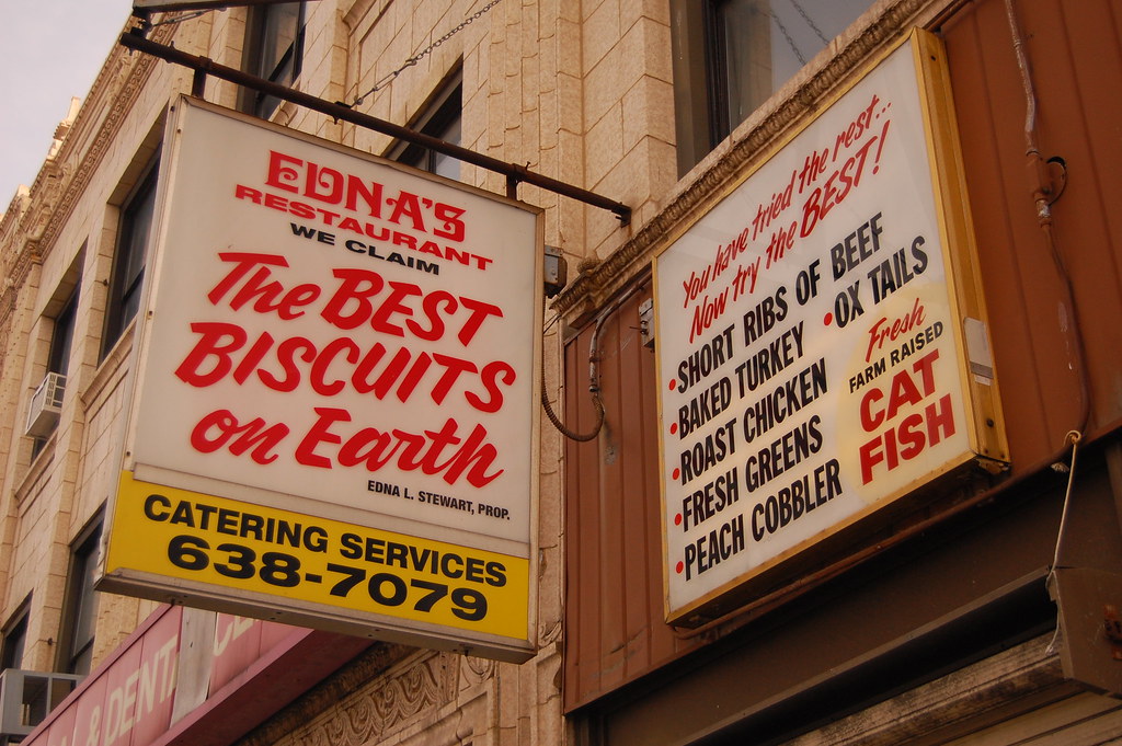 The Best Biscuits on Earth Edna's Restaurant Chicago, IL… Flickr