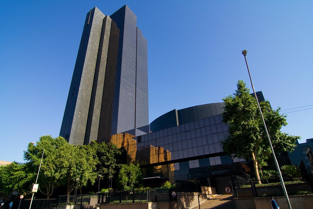 South African Reserve Bank "Standing at 150 metres, The Re… Flickr