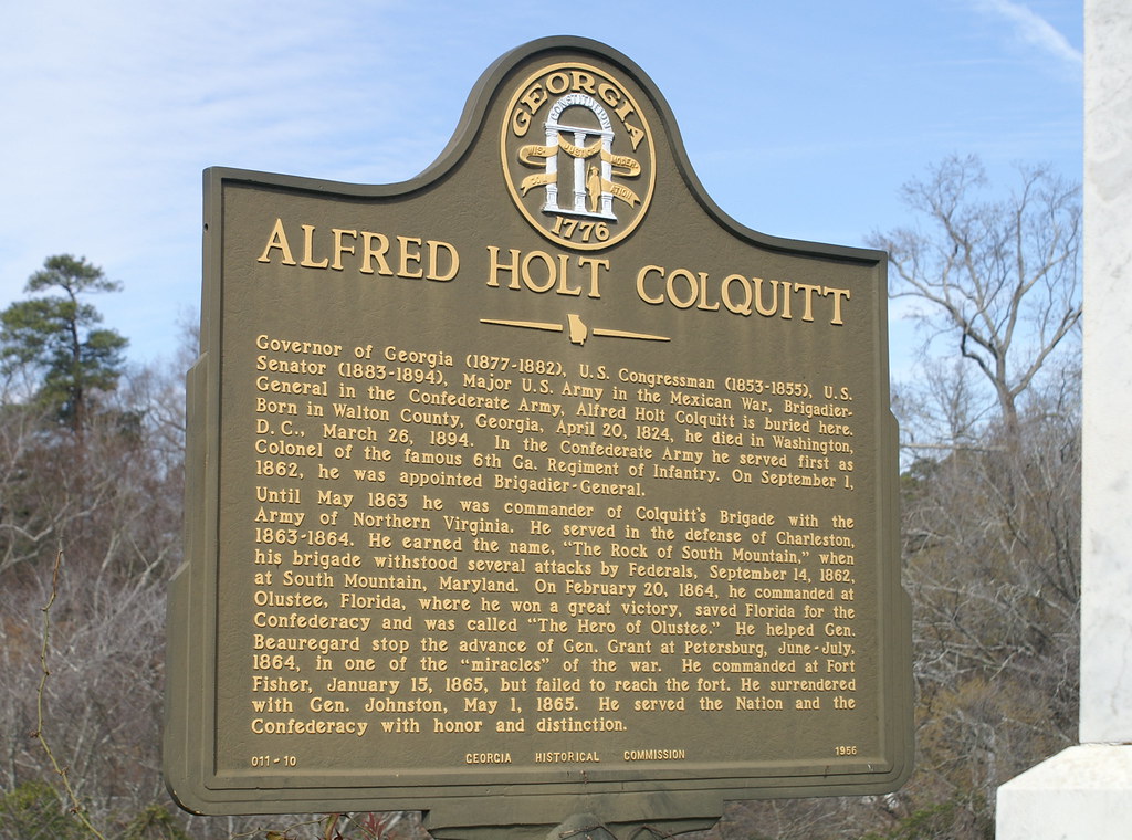 Alferd H Colquilt ALFRED HOLT COLQUITT Governor of Flickr