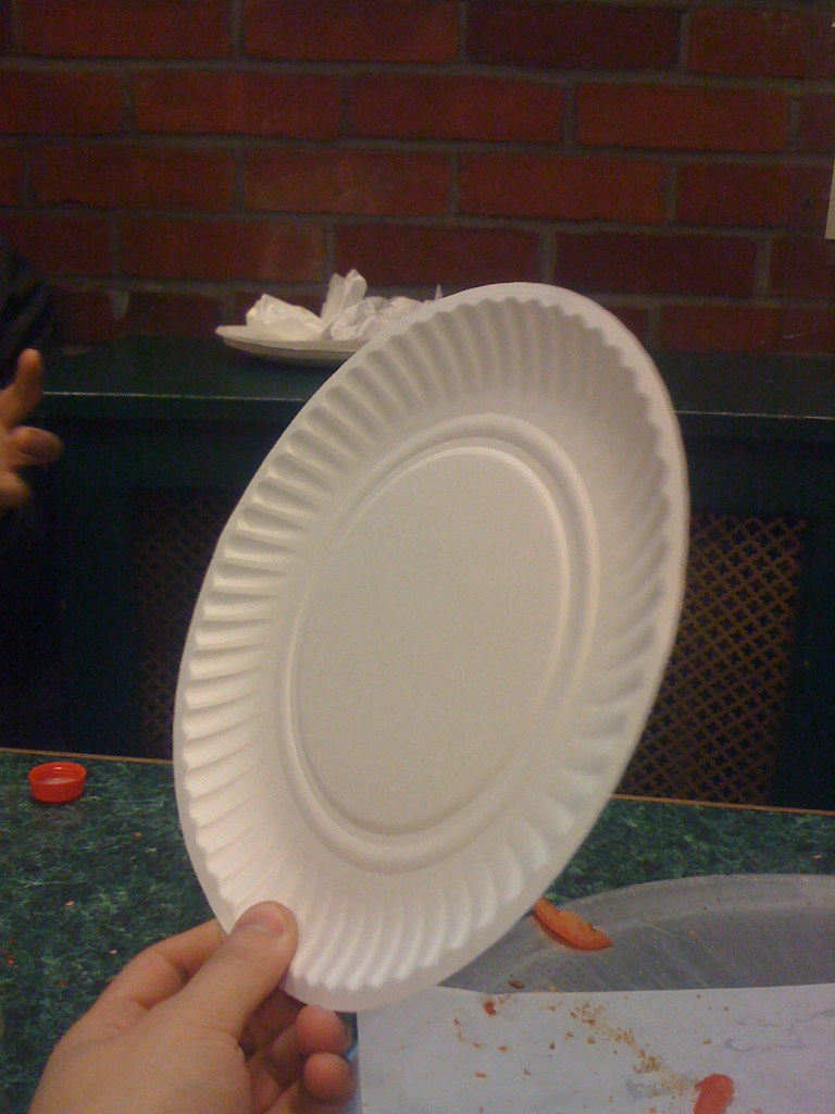 Paper Plate I had a nightmare about paper plates the other… Flickr