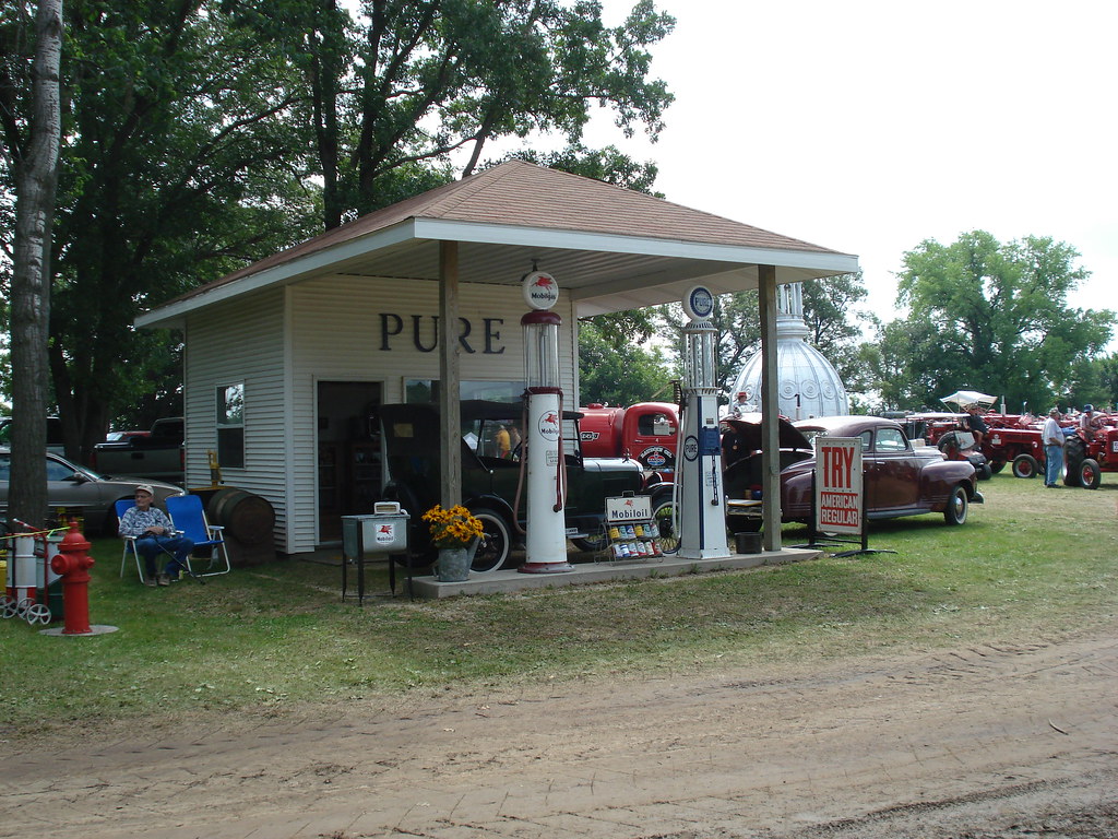 Vintage Pure gas station Steve H Flickr