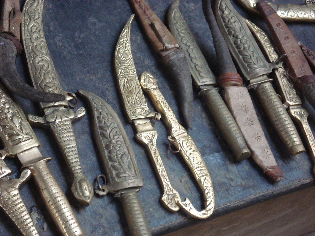 egyptian knives displayed in khankhaleli bazar cairo Flickr
