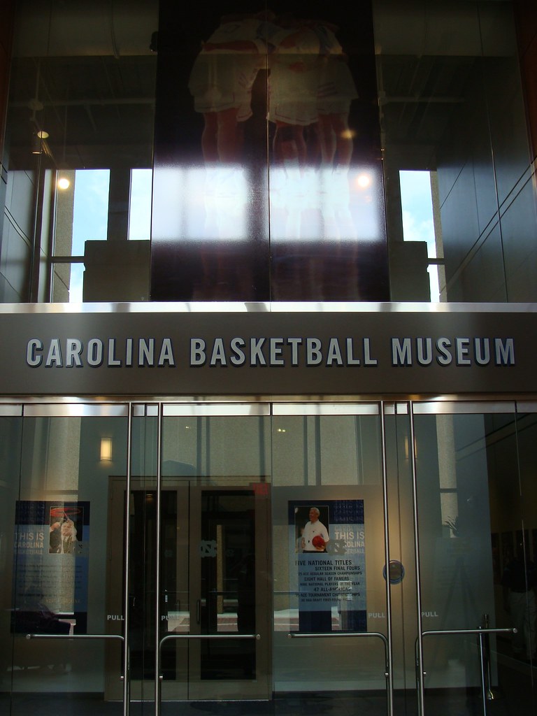 UNC Basketball Museum This is the entrance to the museum. Flickr