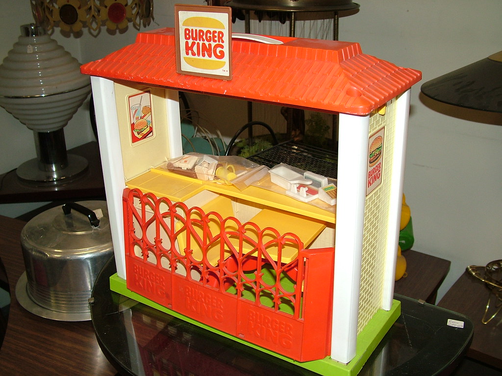 Burger King playset I saw this in an antique store this we… Flickr