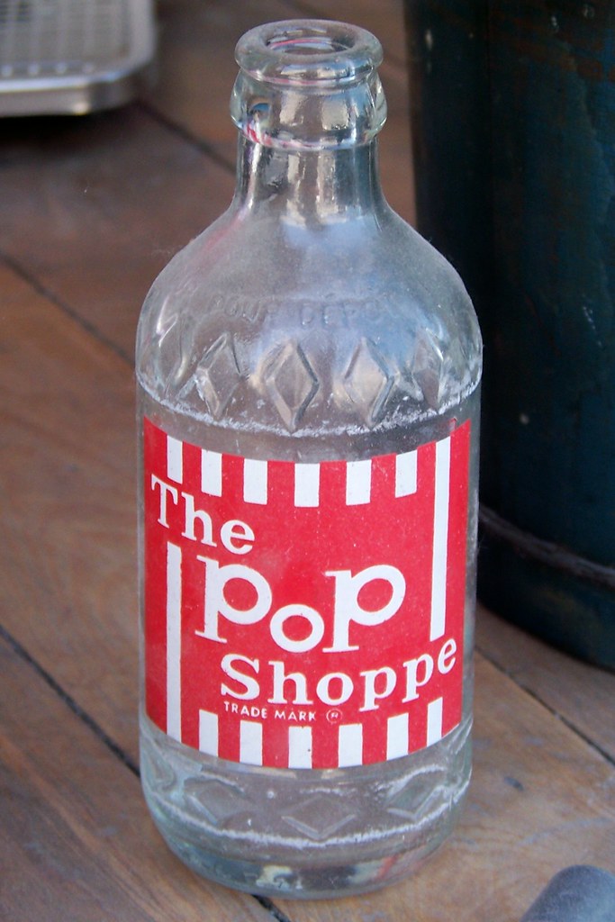 Old PoP Shoppe bottle This was in the display window of an… Flickr