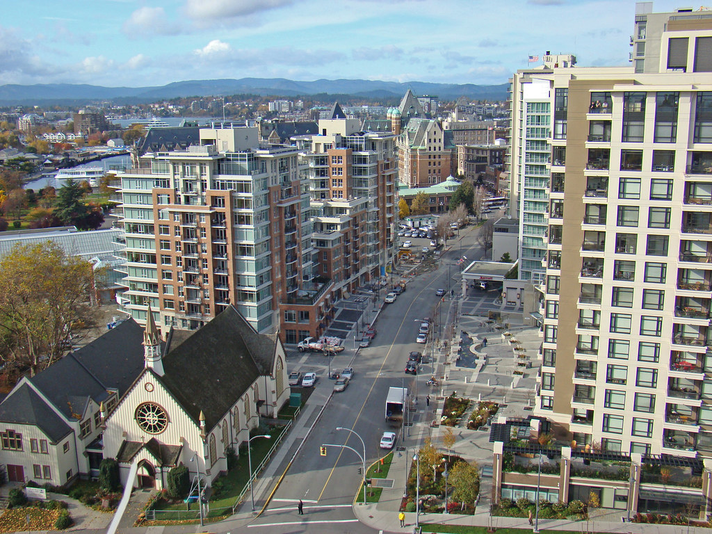 Downtown Victoria B.C. Canada Taken from the Tower Crane..… Flickr