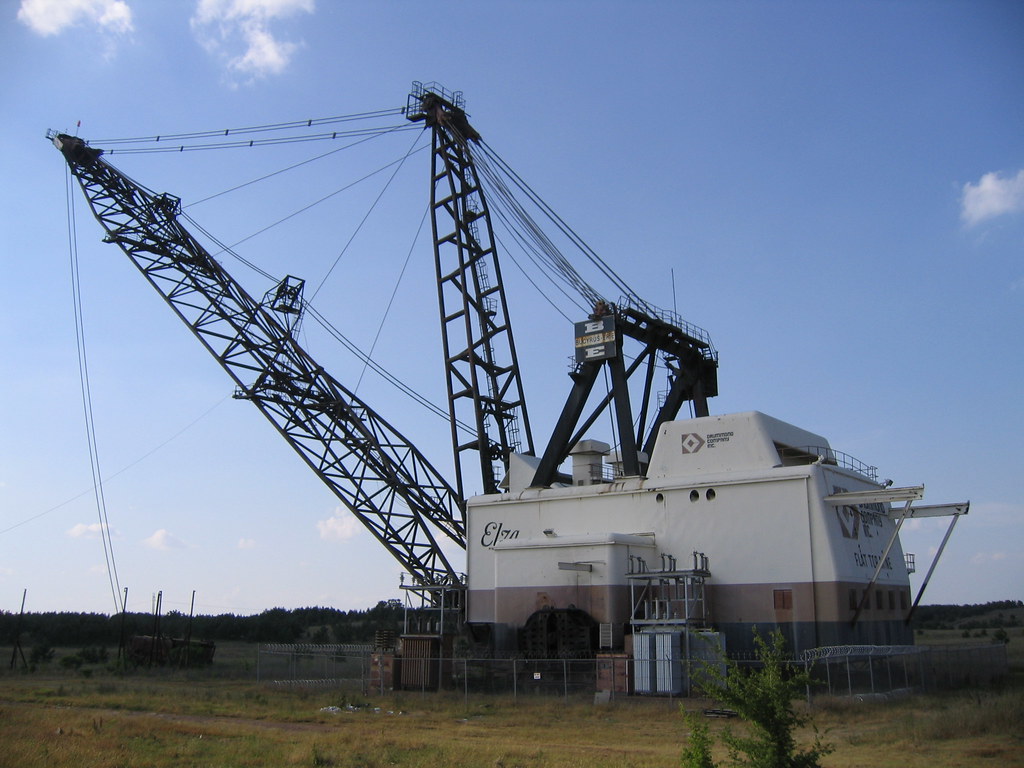 Flat Top Mine Bucyrus Erie 1570 Walking Dragline Elza Flickr