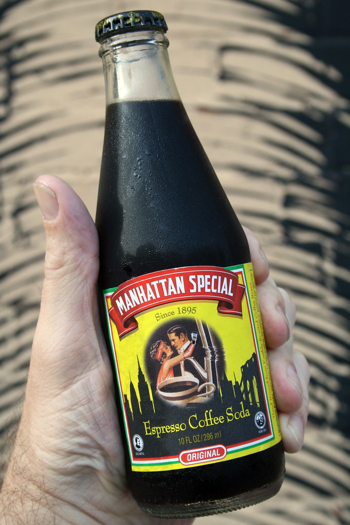 Manhattan Special espresso coffee soda at Lorimer Deli, Wi… Flickr