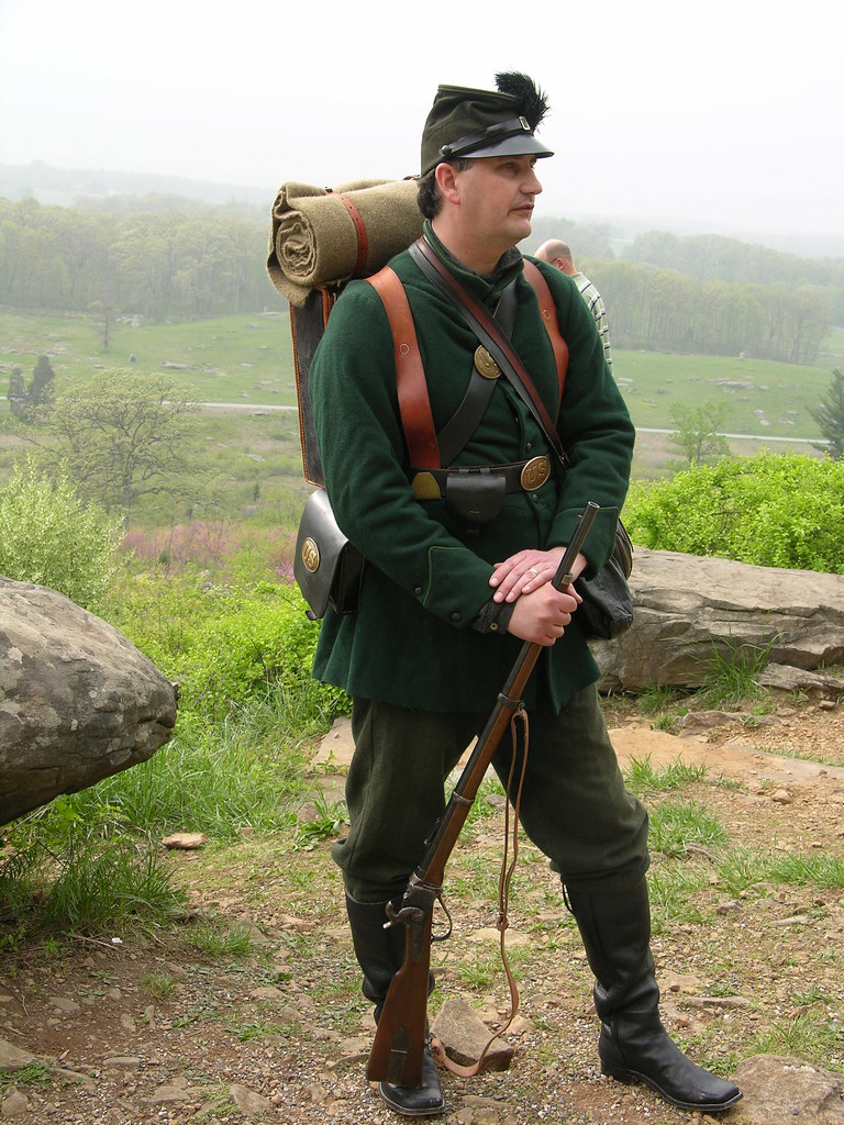 Union Sharpshooter on Little Roundtop Union sharpshooters … Flickr