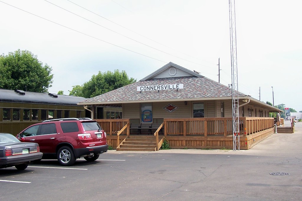 Connersville Depot Connersville, Indiana, home of the Whit… Flickr