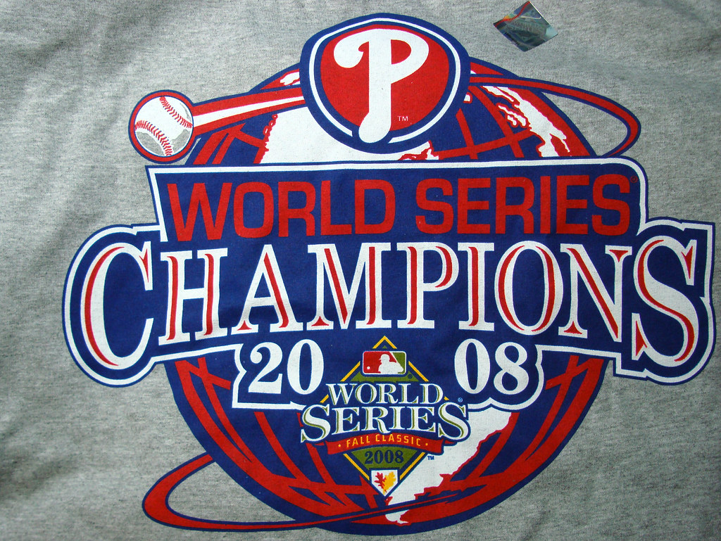 2008 World Series Champions Logo from the clubhouse shirt … Flickr