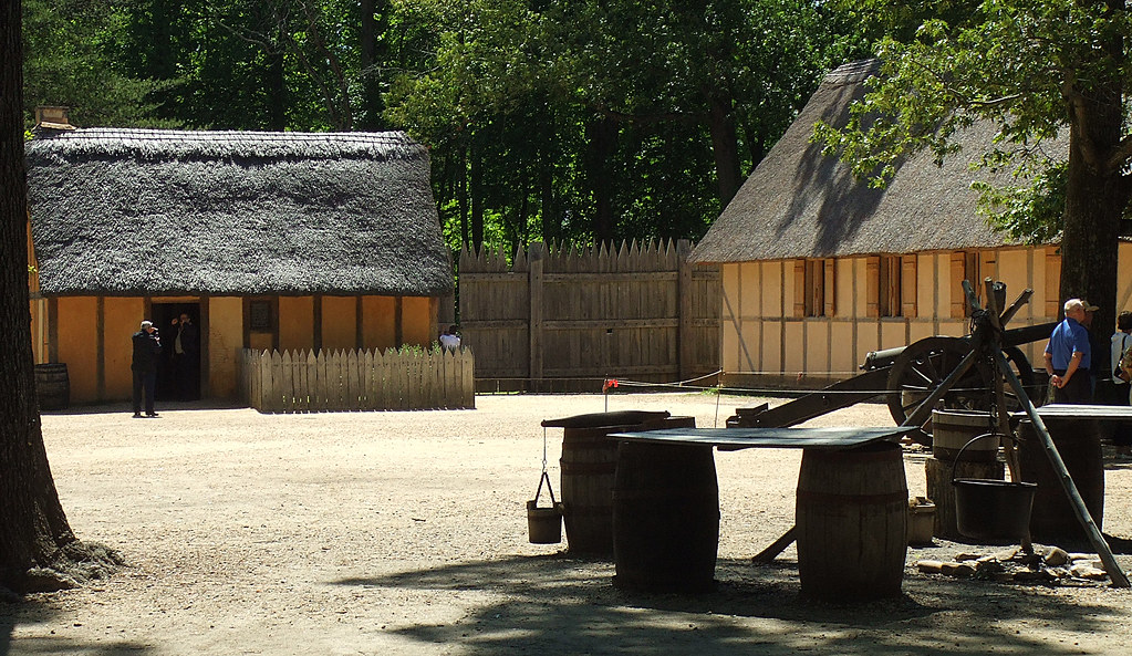 Jamestown Settlement English Homes Jamestown (originally … Flickr