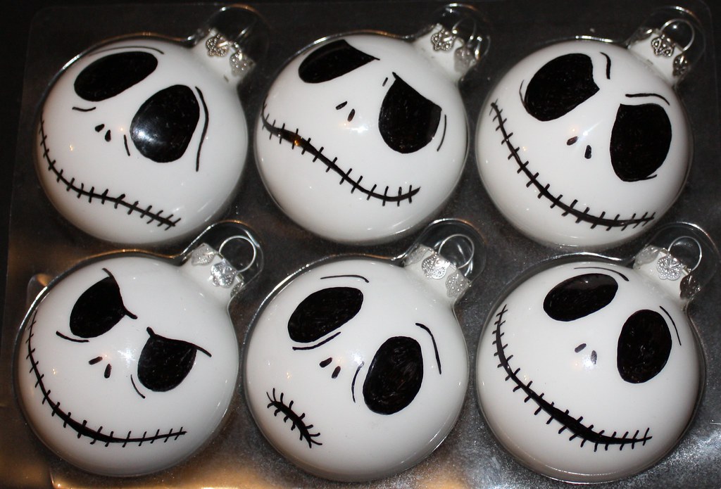Set 6 Jack Skellington Ornaments Flickr