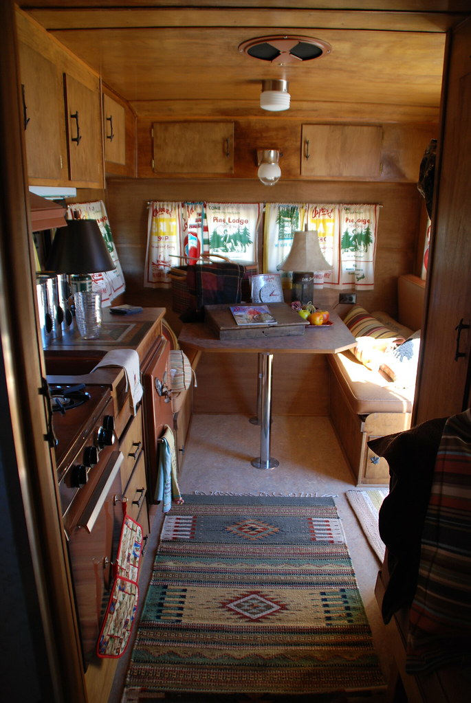 1960 Yellowstone Vintage Trailer Inside length Montana Camps and